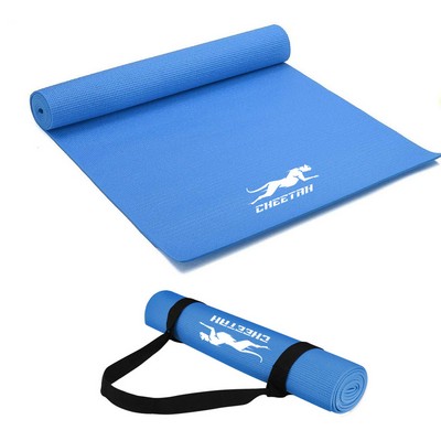 Full Length Pvc Yoga Mat with Carrying Strap Ocean