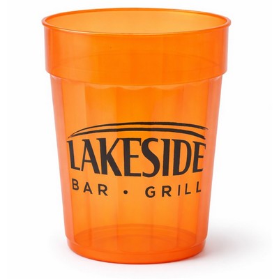 22 oz. Squat Fluted Stadium Plastic Cup