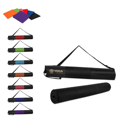 Deluxe 6mm Anti-Slip Yoga Mat & Case