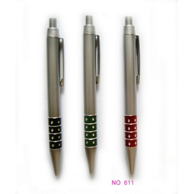 Metal Alloy Retractable Ballpoint Pen