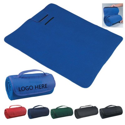 Roll Up Picnic Blanket w/Handle